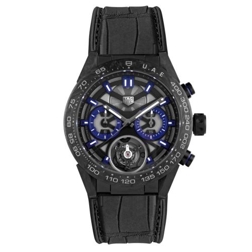 TAG Heuer Carrera Calibre Heuer 02T 45 Chronograph Tourbillon Dubai Skyline